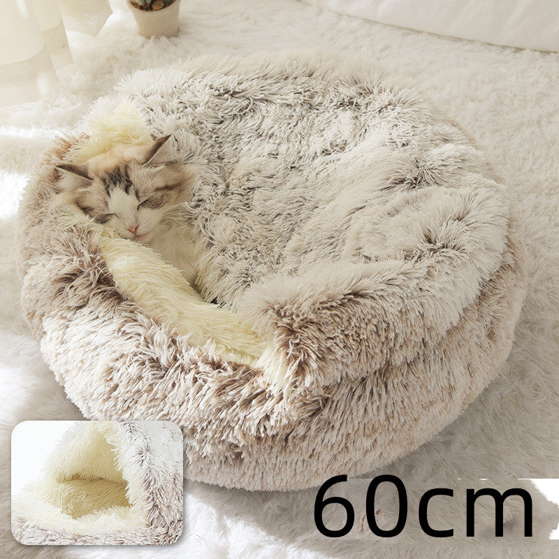 The "Cloud-Nine" Calming Pet Bed