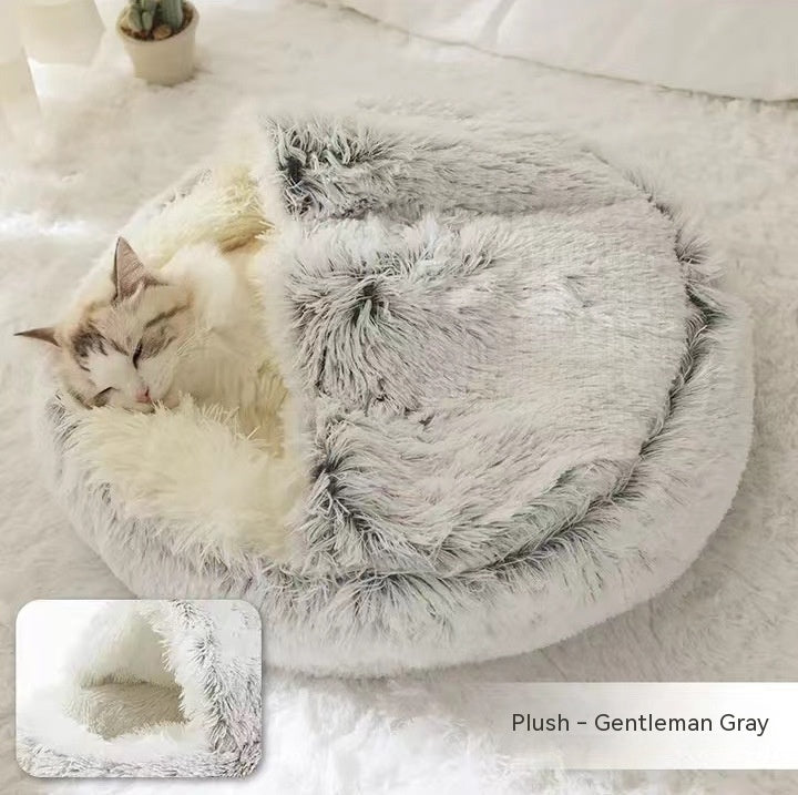 The "Cloud-Nine" Calming Pet Bed