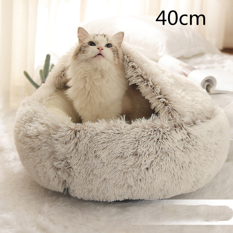 The "Cloud-Nine" Calming Pet Bed