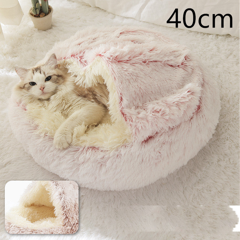 The "Cloud-Nine" Calming Pet Bed