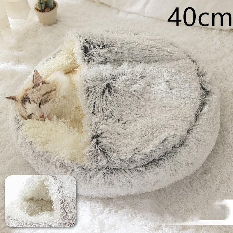 The "Cloud-Nine" Calming Pet Bed