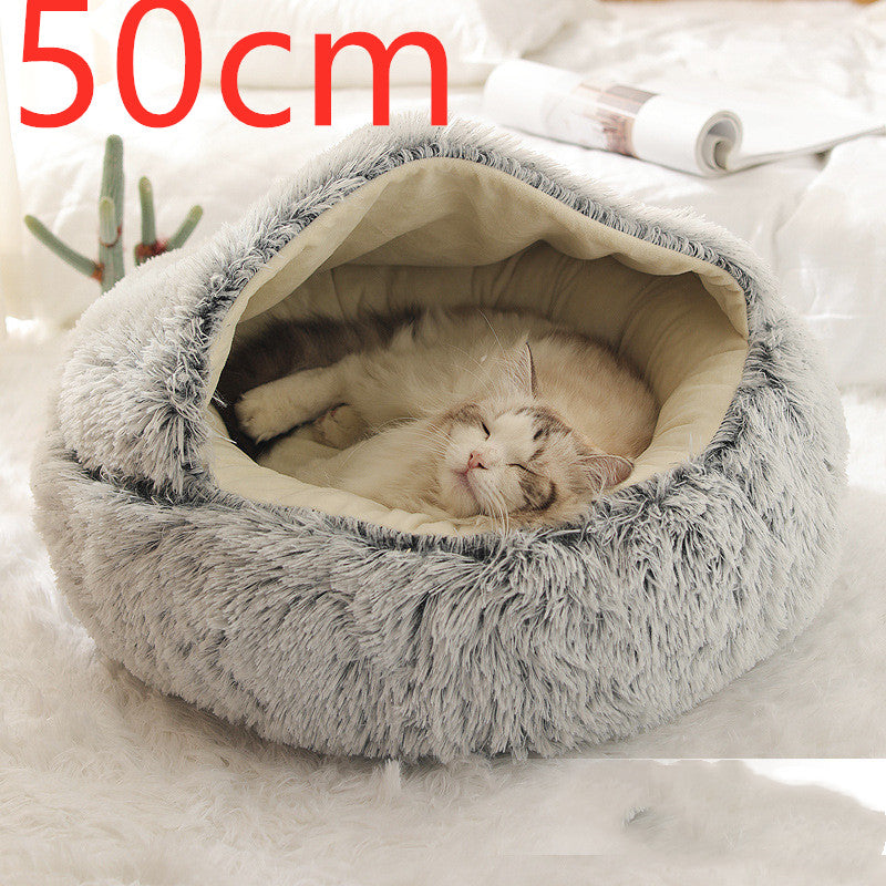 The "Cloud-Nine" Calming Pet Bed