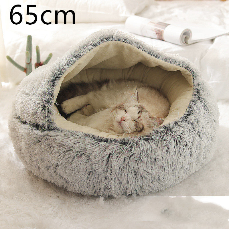 The "Cloud-Nine" Calming Pet Bed