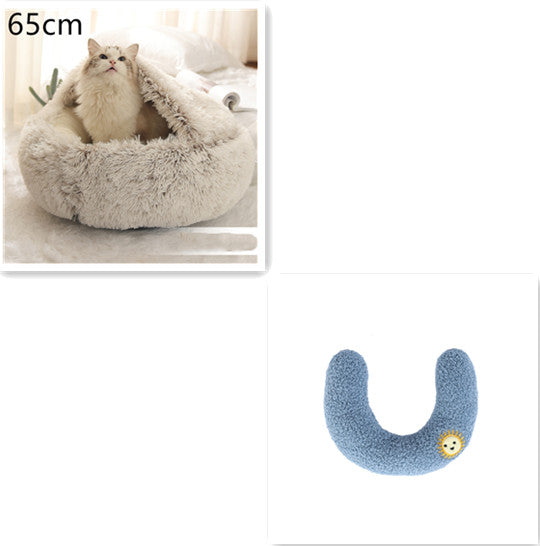 The "Cloud-Nine" Calming Pet Bed