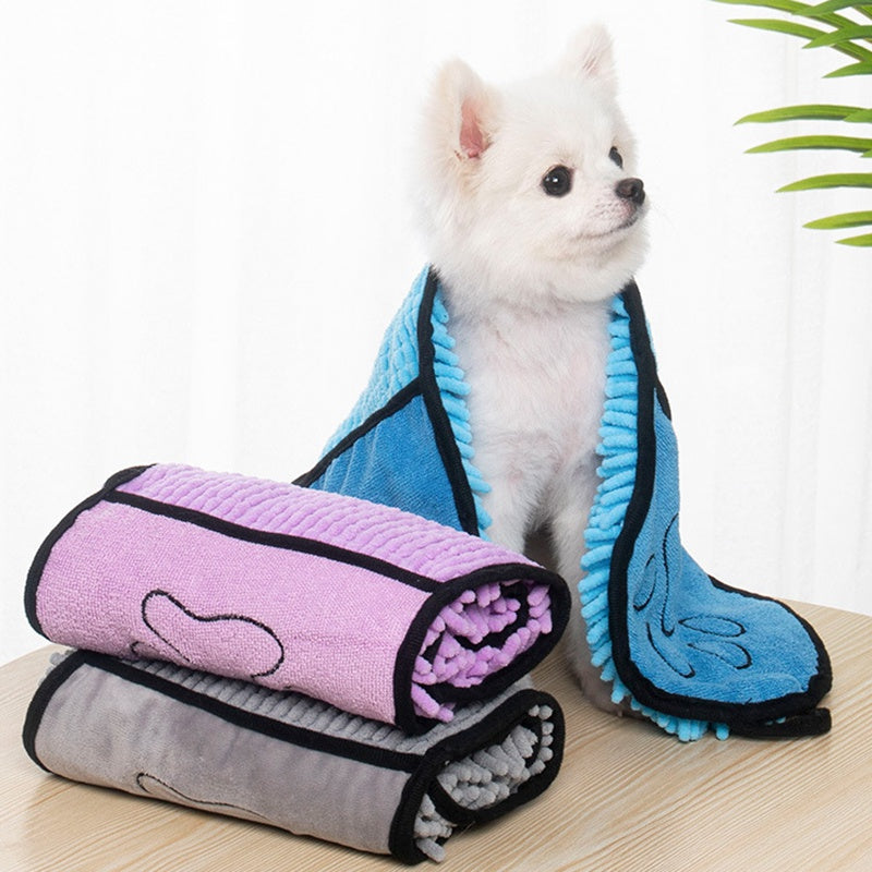 Ultra-Soft Microfiber Pet Bathrobe