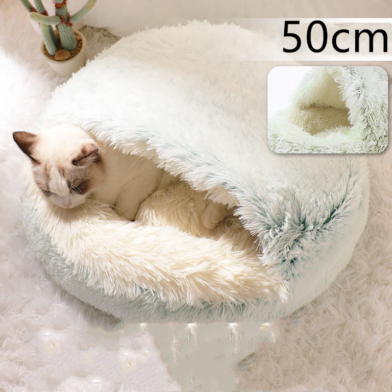 The "Cloud-Nine" Calming Pet Bed