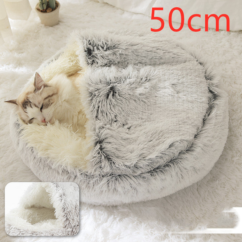 The "Cloud-Nine" Calming Pet Bed