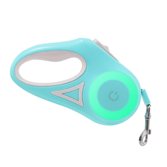 Automatic LED Spotlight Retractable Leash