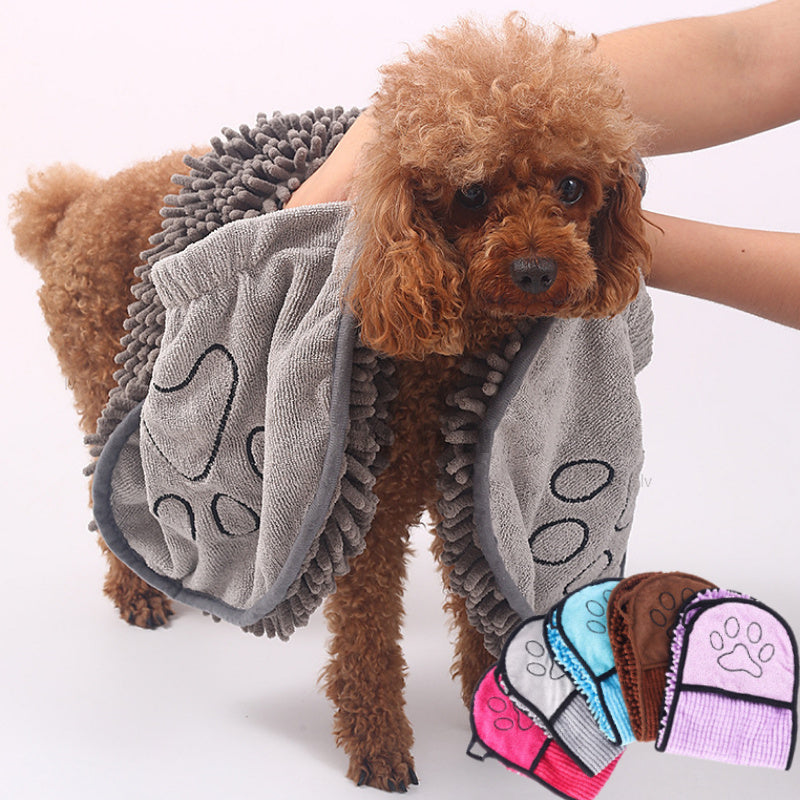 Ultra-Soft Microfiber Pet Bathrobe