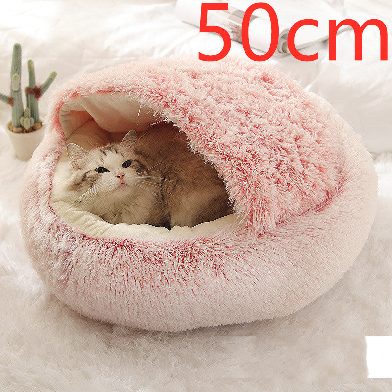 The "Cloud-Nine" Calming Pet Bed