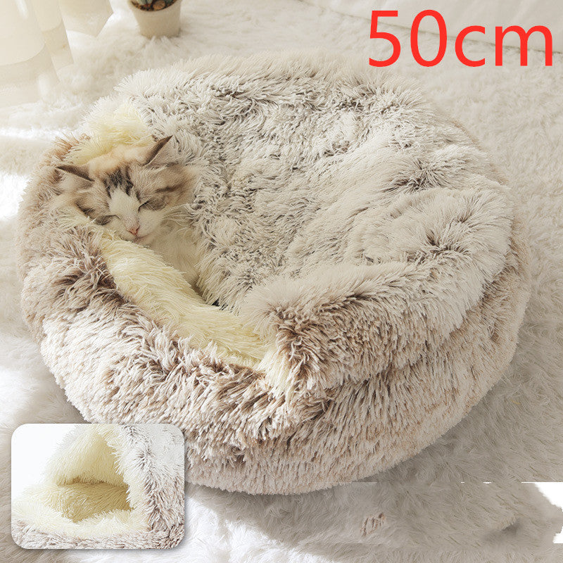 The "Cloud-Nine" Calming Pet Bed