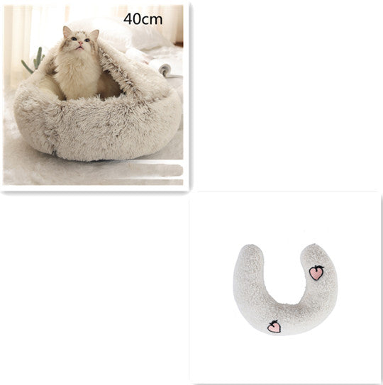 The "Cloud-Nine" Calming Pet Bed