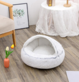 The "Cloud-Nine" Calming Pet Bed