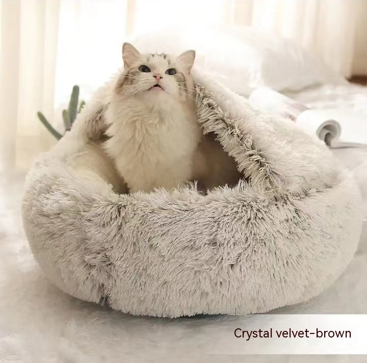 The "Cloud-Nine" Calming Pet Bed