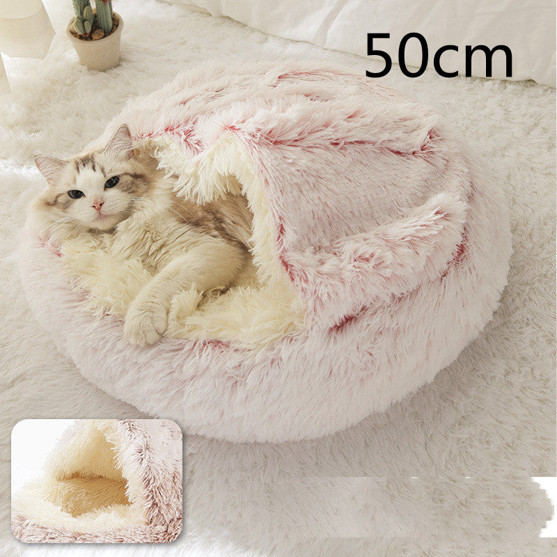 The "Cloud-Nine" Calming Pet Bed