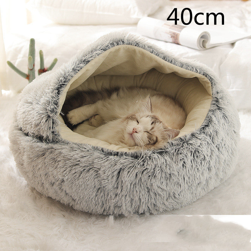 The "Cloud-Nine" Calming Pet Bed