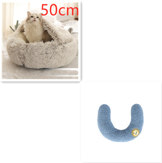 The "Cloud-Nine" Calming Pet Bed