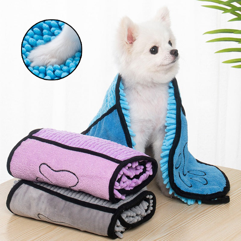 Ultra-Soft Microfiber Pet Bathrobe