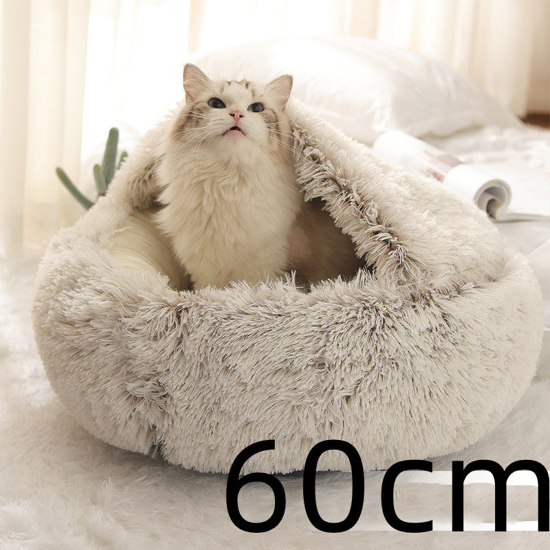 The "Cloud-Nine" Calming Pet Bed