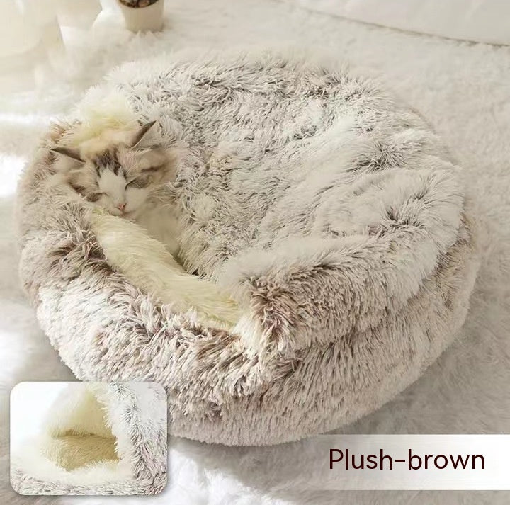 The "Cloud-Nine" Calming Pet Bed
