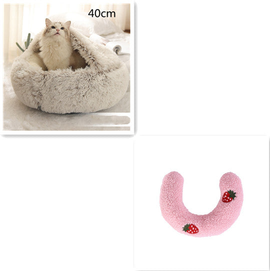 The "Cloud-Nine" Calming Pet Bed